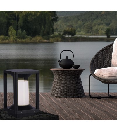 SOBREMURO TOULOUSE 1XE27 NEGRO IP54